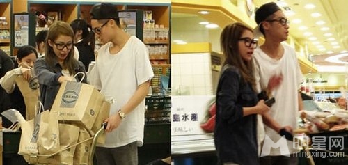 萧亚轩Elroy甜蜜逛街 同回爱巢亲密无间