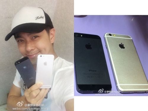 林志颖曝光新手机被疑为新款iPhone引网友讨论