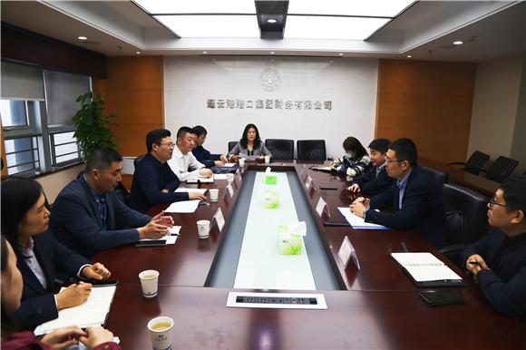 江苏银行连云港分行副行长陈玉春一行来港拜访