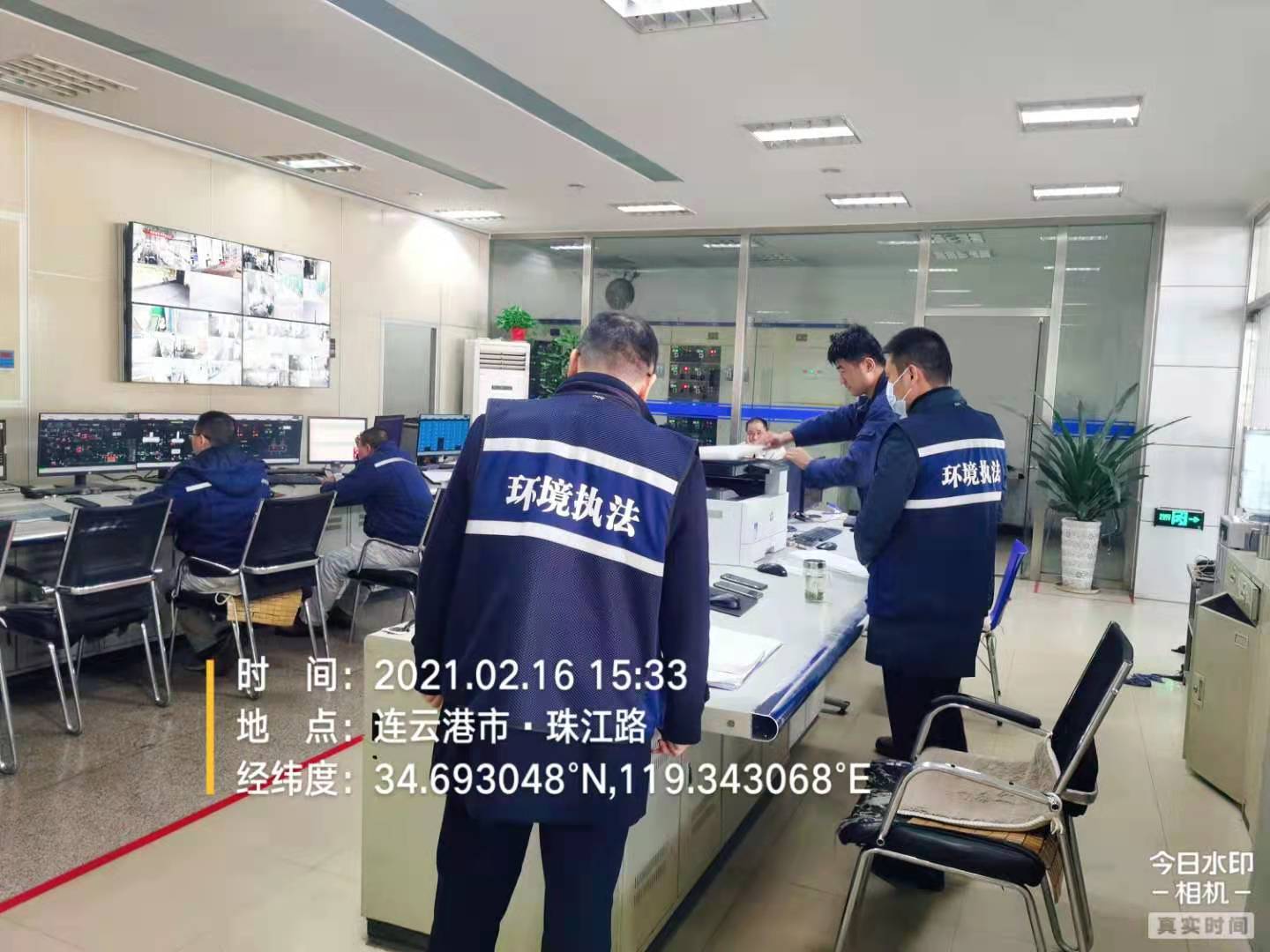 连云港市开发区分局检查企业环境安全工作