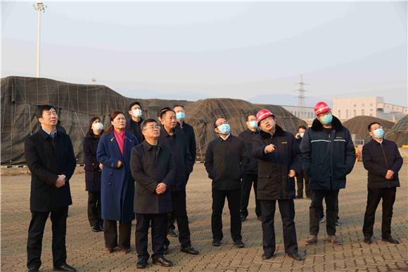 宿迁市市政府副秘书长沈素青赴新云台公司调研
