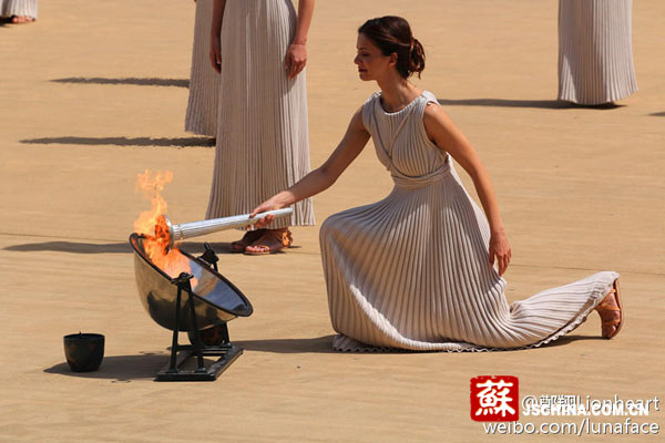 南京青奥会火种在希腊成功采集（图）