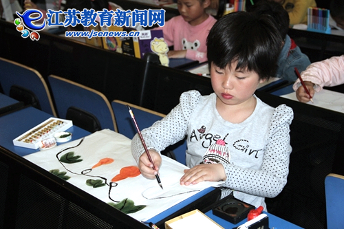 赣榆黄海路小学：素质教育增进学生才艺长足发展（图）