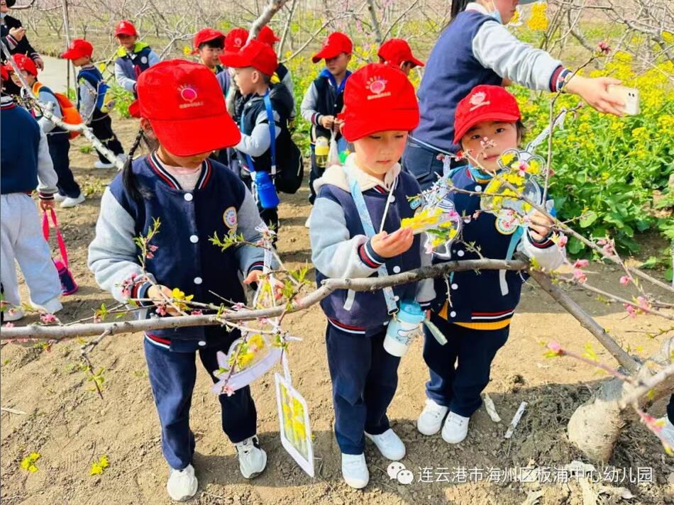 漫步春日，乐享春趣——板浦中心幼儿园开展春游活动