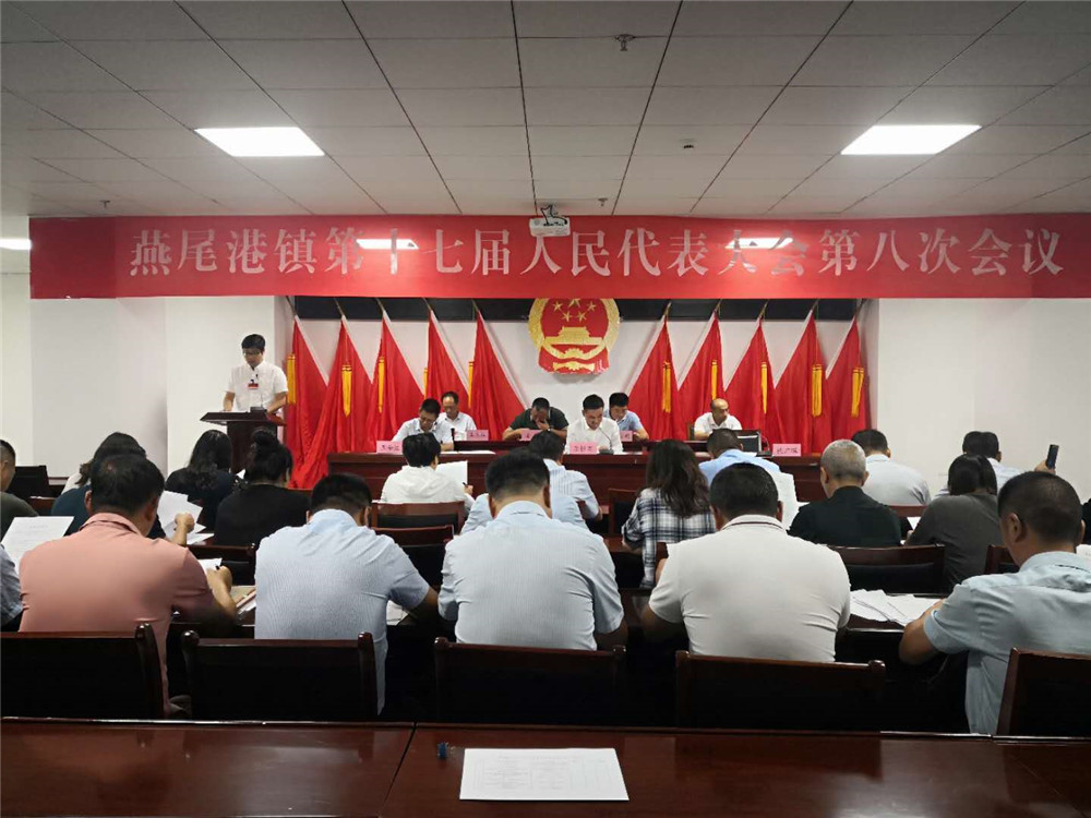 灌云燕尾港镇第十七届人民代表大会第八次会议召开