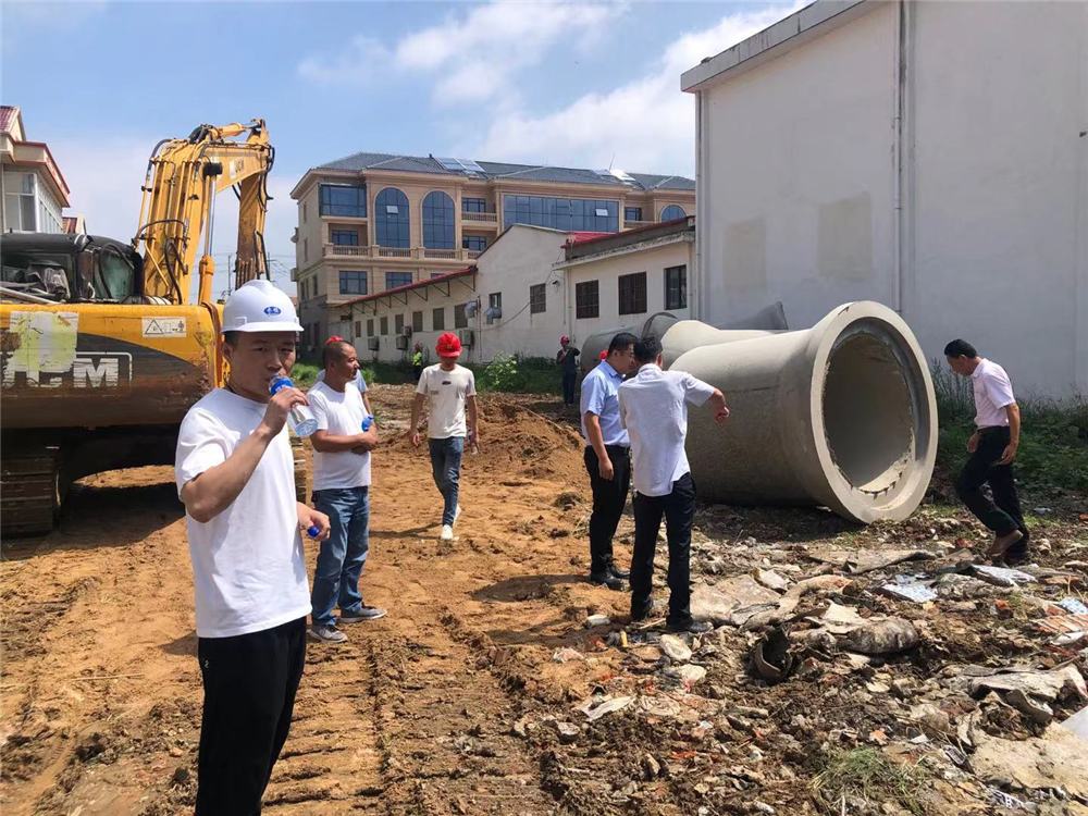 赣榆区海头镇生活污水处理配套工程开工建设