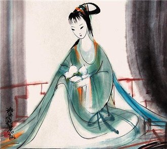 一部视觉版中国现代美术史 林风眠仕女画欣赏