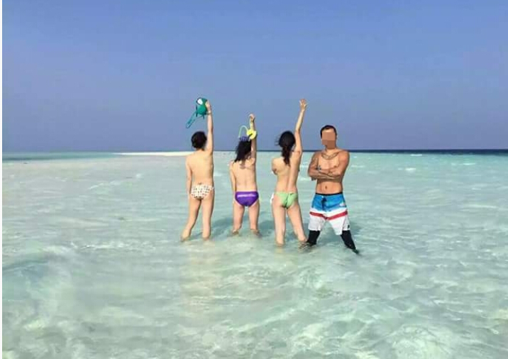 中国游客在马海滩拍裸照引不满 1人被拘