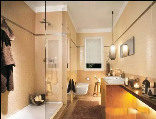 时尚温馨卫浴空间设计,每天舒爽好心情