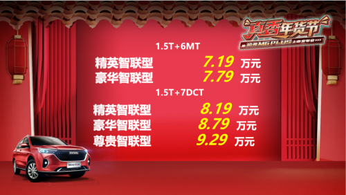 柳岩推荐，起售7.19万的哈弗M6 PLUS助力“就地过年”
