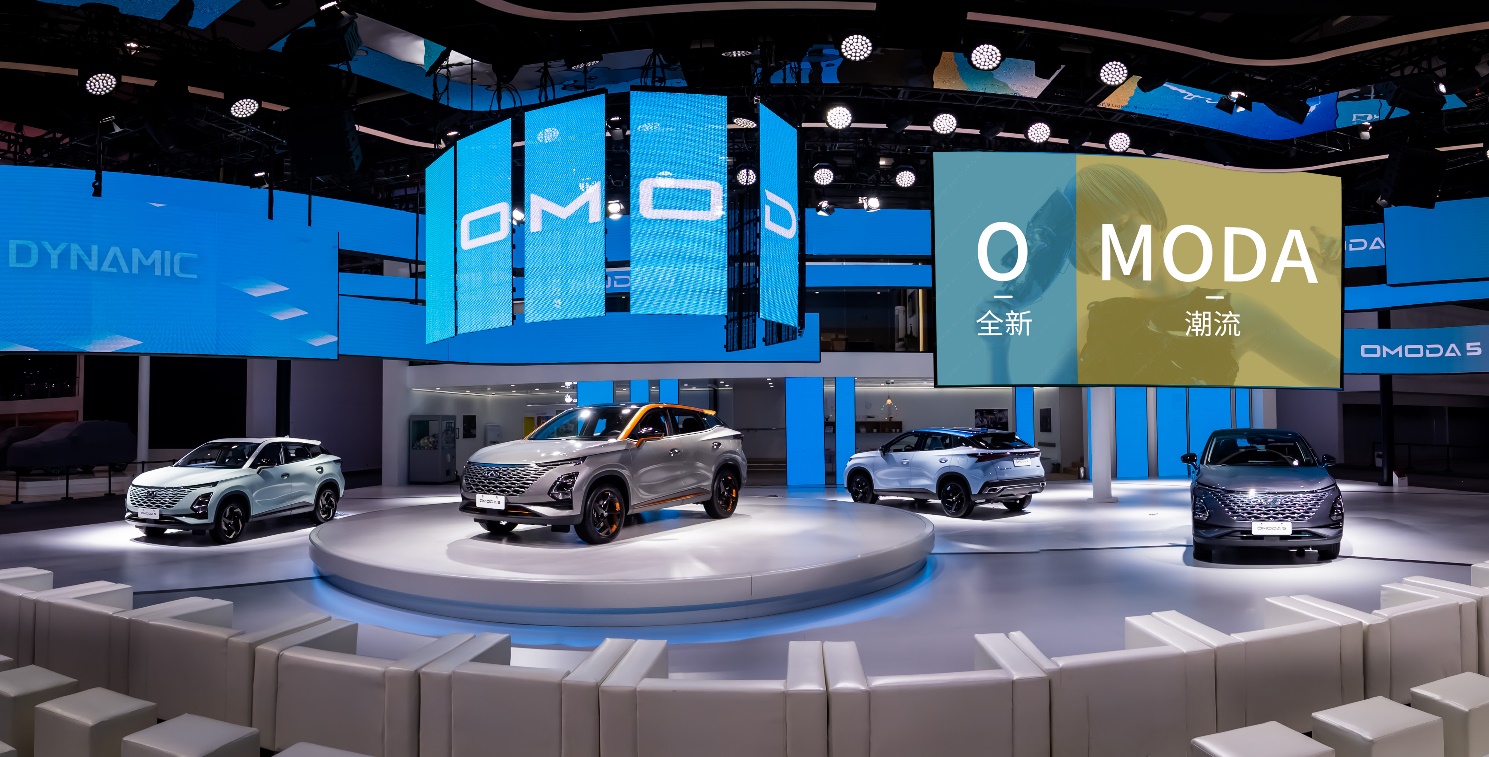 奇瑞OMODA 5亮相广州车展定位新世代硬核潮跑SUV