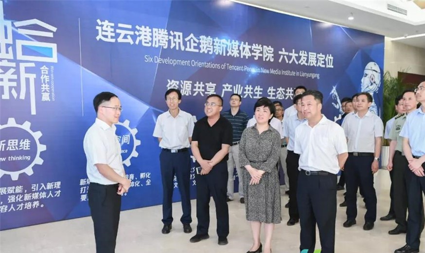 连云区来海州考察民营企业及重点项目建设情况
